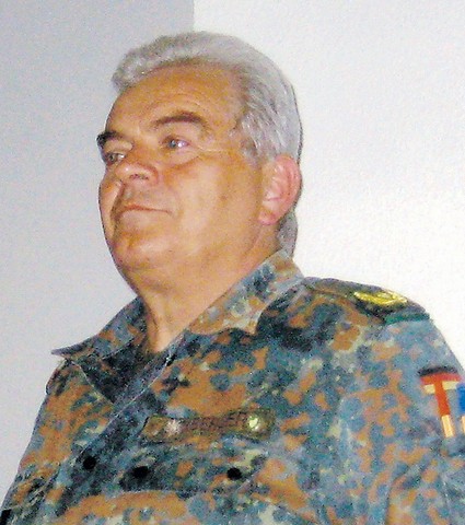 Brigadegeneral Johann Berger sprach im